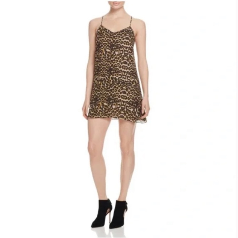 Rebecca Minkoff βSamβ Leopard Print Slip Dress